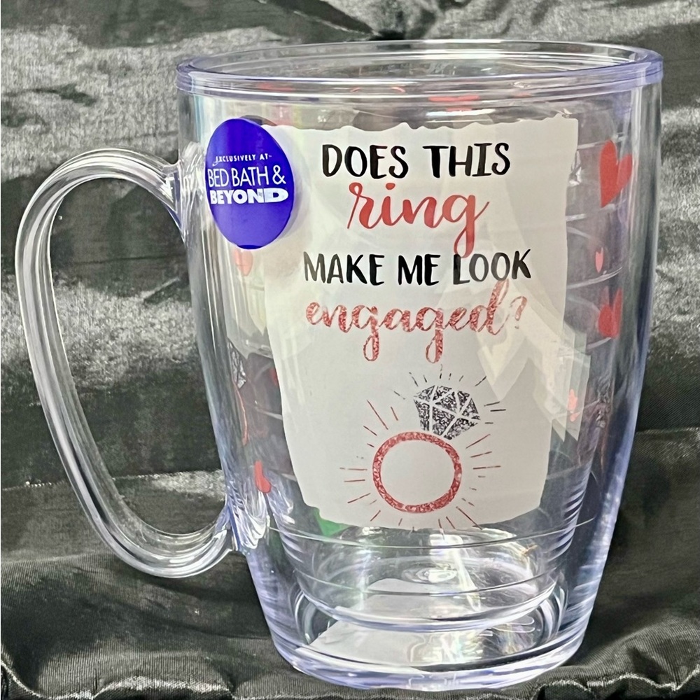 💍 “Does This Ring Make Me Look Engaged?” Mug – NWT – Bridal Gift Idea!